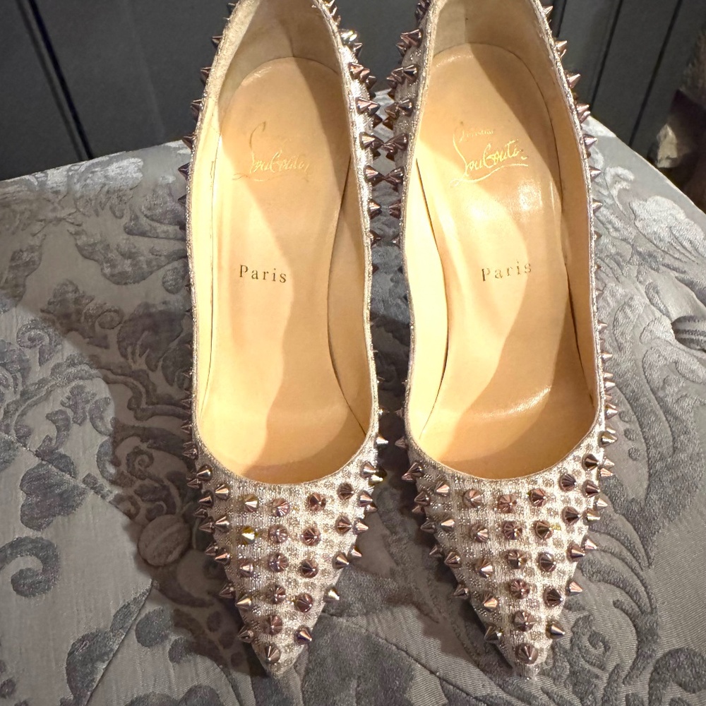 Louboutin Pigalle Spiked Pumps
